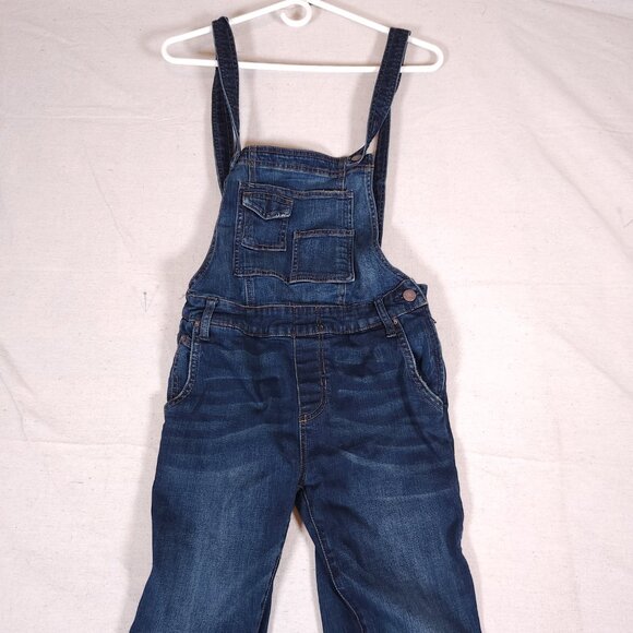 Free People Lexden Denim Overalls Womens 29 Blue Boho Casual Indie Festival Jean - Picture 11 of 16